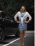 3/4 SLEEVES TIE FRONT BOLERO - T652